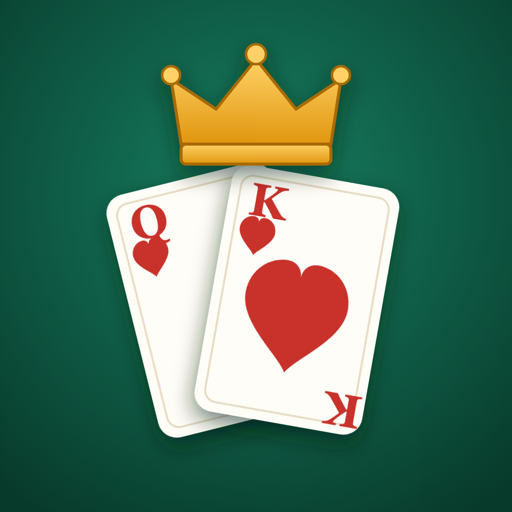 Marriage Points Tracker app icon: a king and queen of hearts under a gold crown